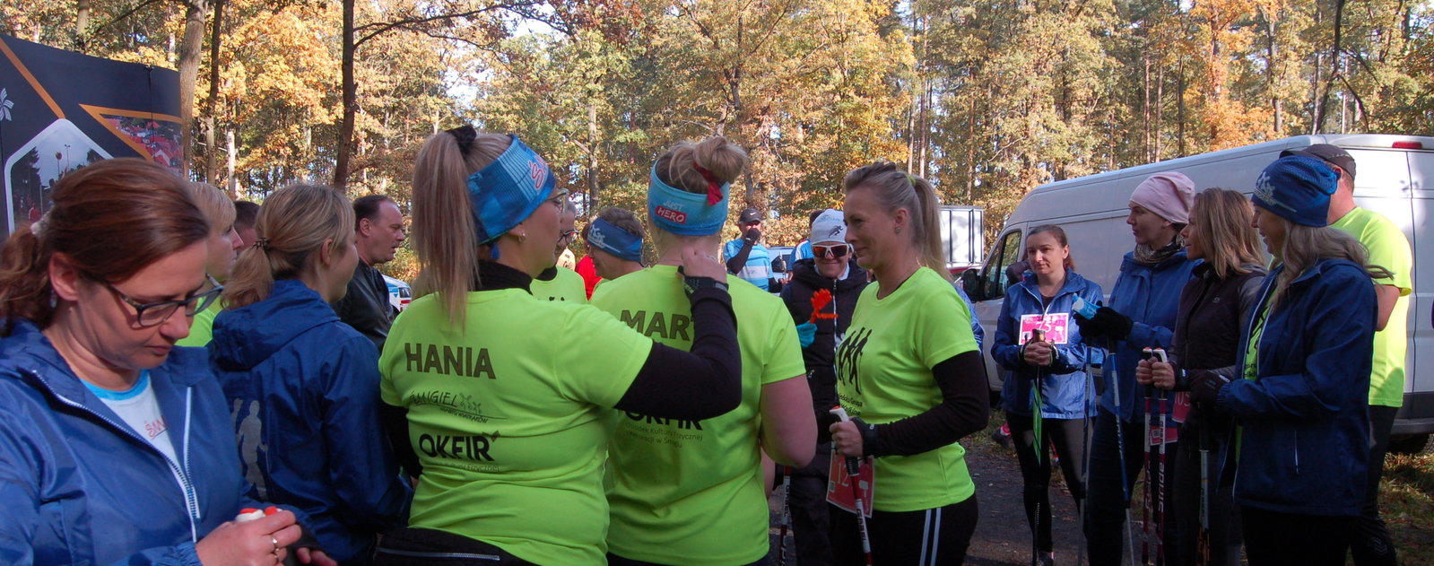 uczestniczki nordic walking podczas rozmowy