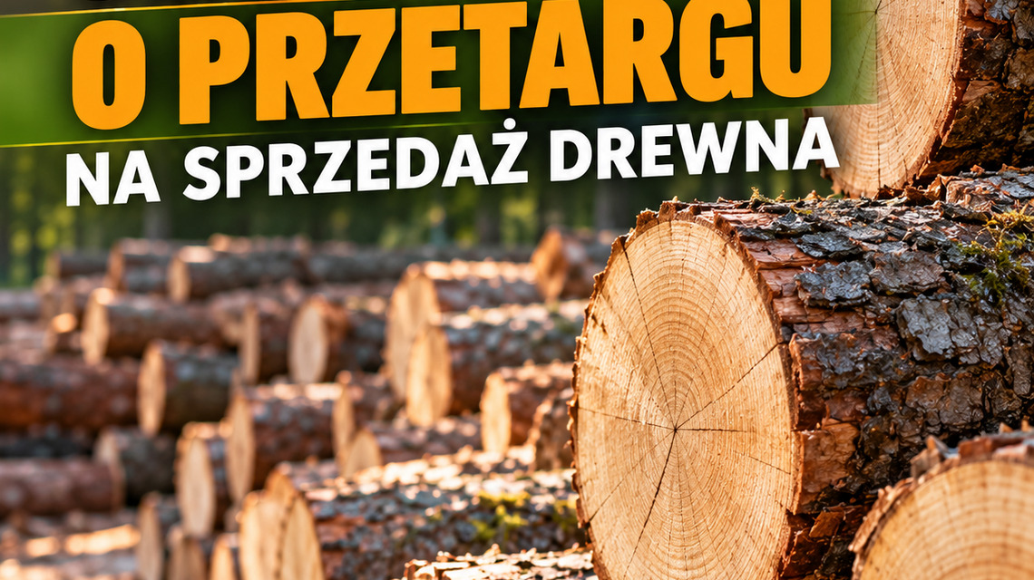 Ogłoszenie o II przetargu na sprzedaż drewna